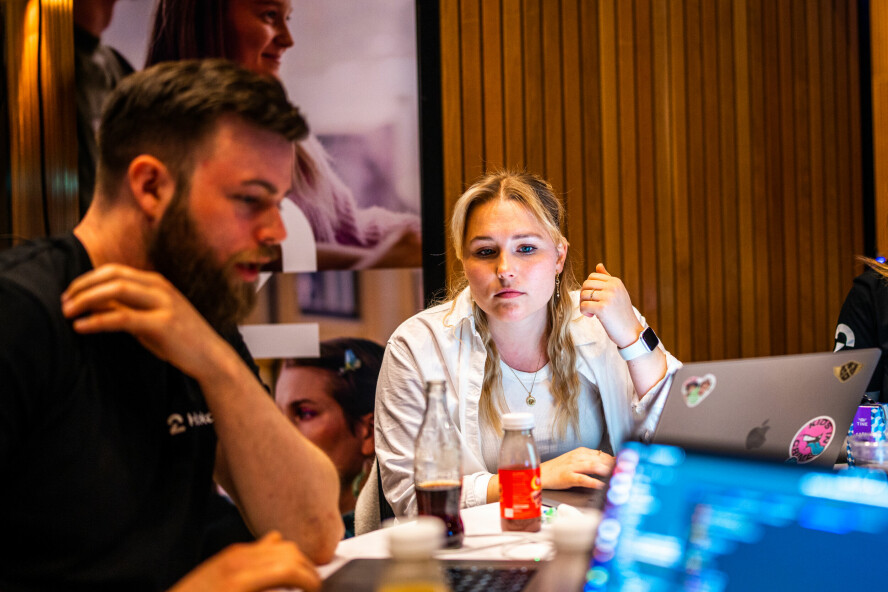 Bli med på innsida av hackathonet TV 2 Hackdays. 📸: Ingrid Wollberg / TV 2