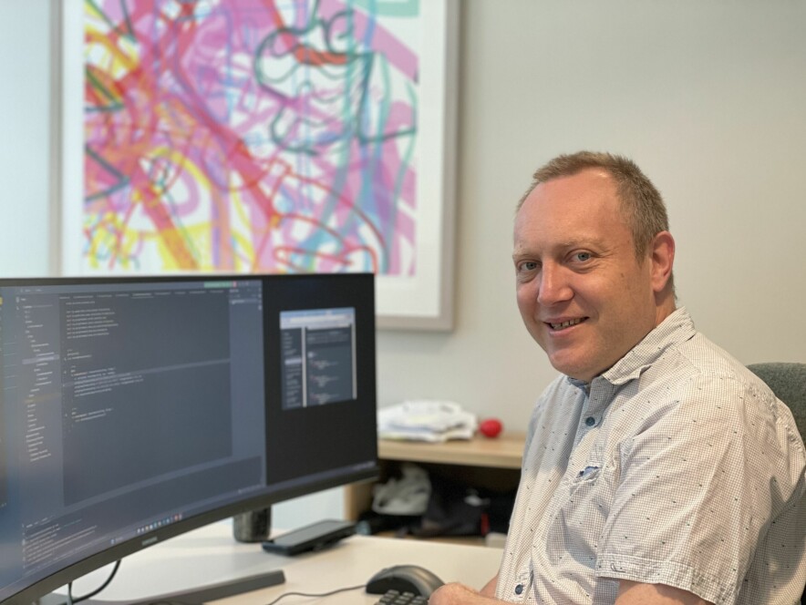 Trond Pedersen er nyansatt utvikler og arkitekt i Boitano.