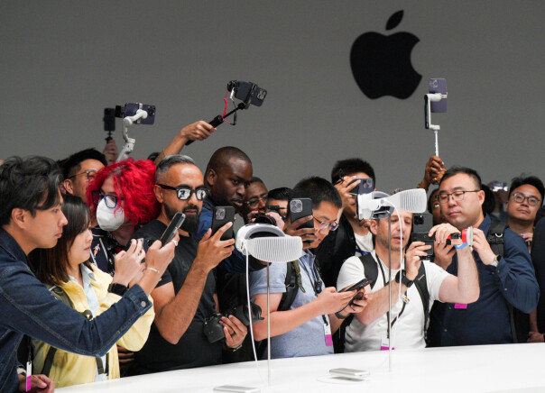 Lanseringen av Apple Vision Pro. 📸: NTB