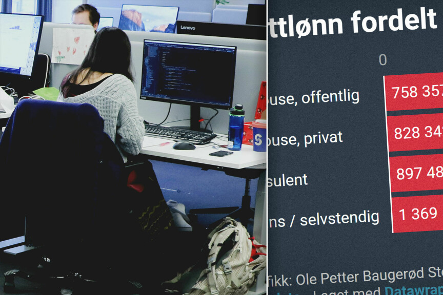 Som en in-house utvikler, som her hos Finn.no, tjener du i snitt mindre enn som konsulent. Men det er andre som tjener enda mer. 📸: Ole Petter Baugerød Stokke