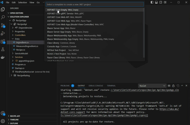 En ny 'Solution Explorer' skal gjøre det enklere å holde styr på C#-prosjektene i VS Code. 📸: Microsoft