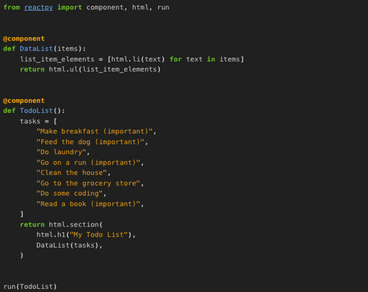 ReactPy: Nå kan du lage React-apper med Python