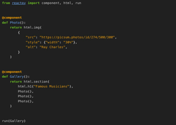 ReactPy: Nå kan du lage React-apper med Python