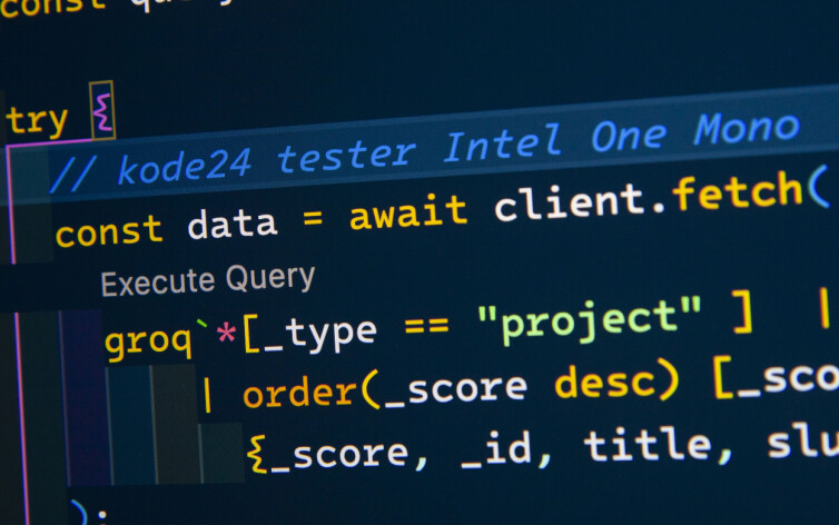 Intel One Mono er en luftig og lettlest font. 📸: Kurt Lekanger