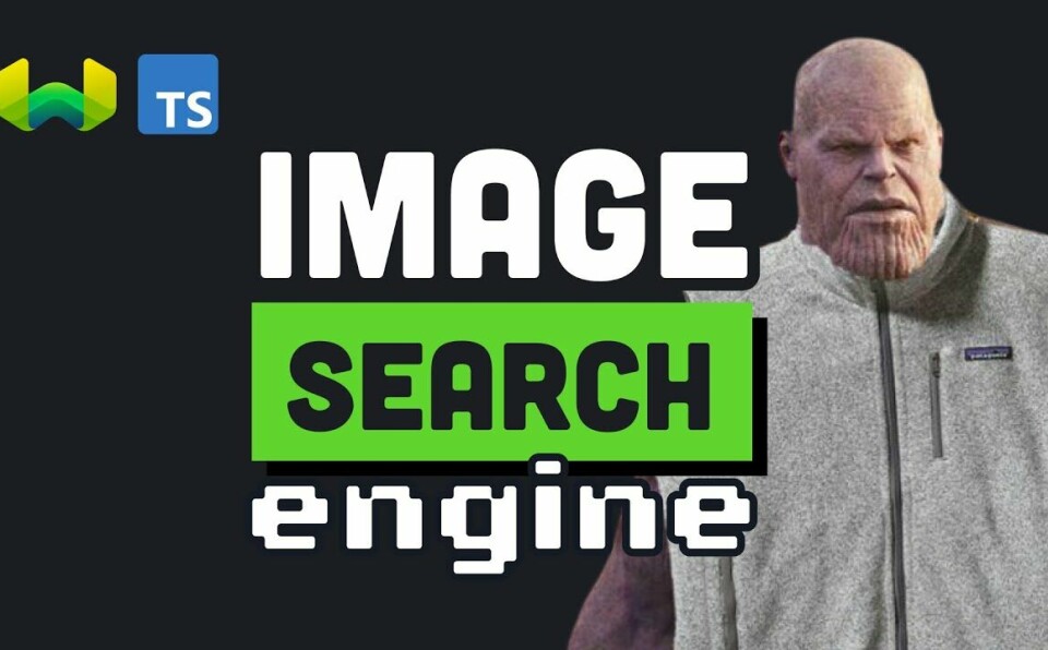 I built an image search engine