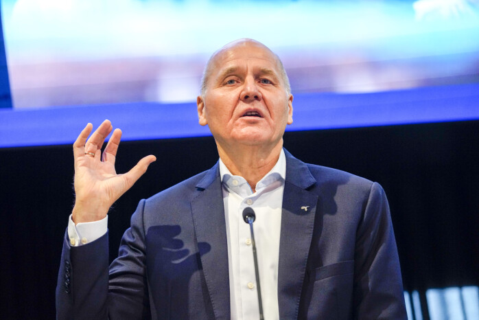 Telenor-sjef Sigve Brekke ble nylig utsatt for et «spoofing-forsøk».📸: Ole Berg-Rusten / NTB