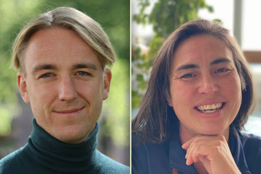 Jonas Engestøl Wettre og Naomi Lindtvedt forteller om flere konsekvenser for norske utviklere den dagen EUs AI-lov blir norsk rett. 📸: Ingvild Østraat/privat