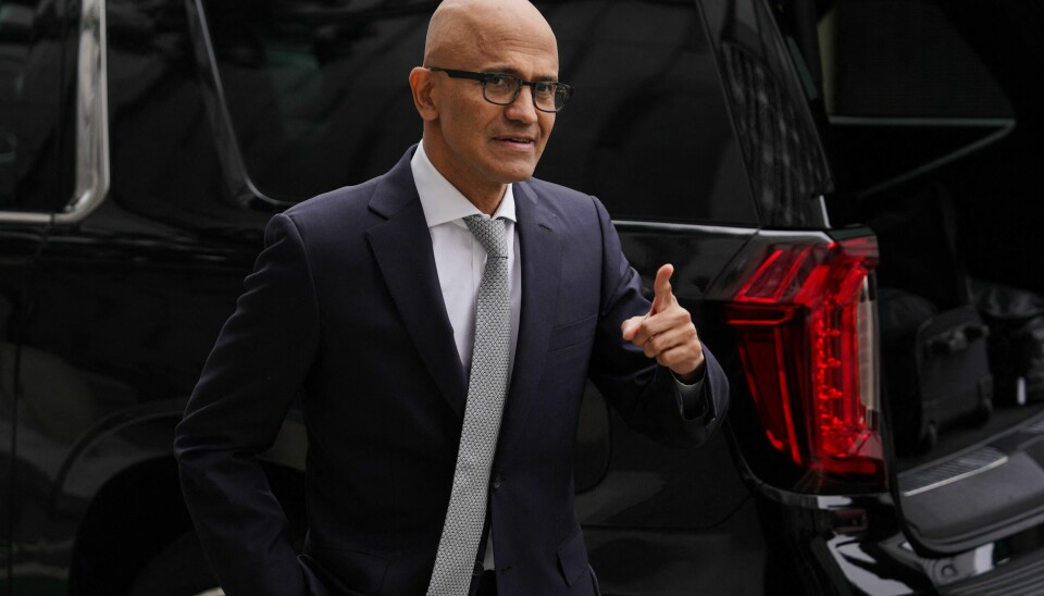 Microsofts administrerende direktør Satya Nadella sier kunstig intelligens blir en av deres hovedsatsinger framover. 📸: Loren Elliott / GETTY IMAGES NORTH AMERICA / Getty Images via AFP