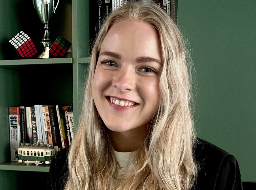 For å sikre smidig utvikling i prosjektet tar vi i bruk Scrum metodikken, forteller Idunn Stabell. 📸: Privat