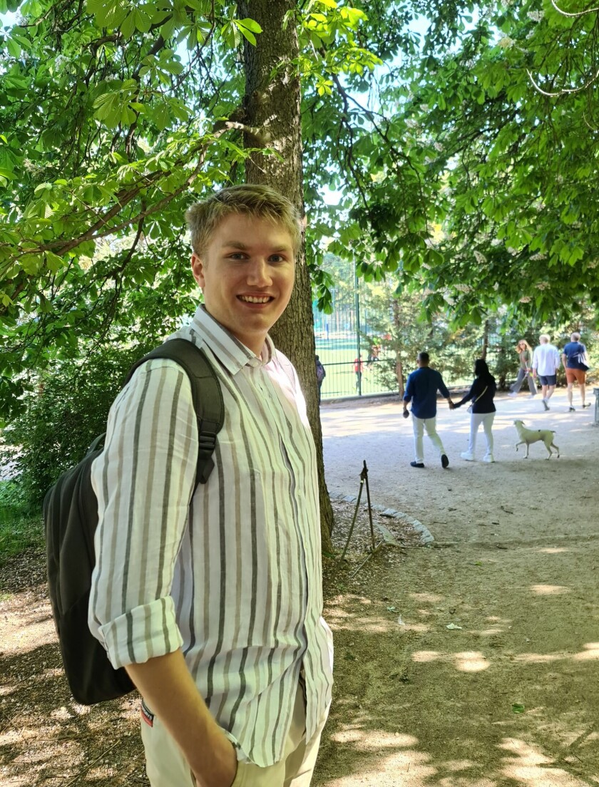 Kompetansen jeg har fått innenfor agil produktutvikling er utrolig nyttig, forteller Peter Andreas Gistholt (23), sommerkoder i Computas. 📸: Privat
