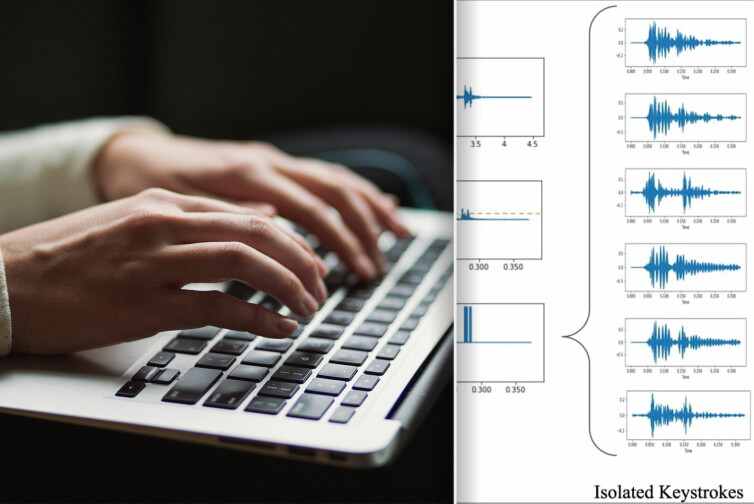 Fremskritt innenfor AI har gjort det enklere å bruke lyd fra tastaturet til å avsløre hva du taster. 📸: Photo by Kaitlyn Baker, Unsplash / Arxiv.org