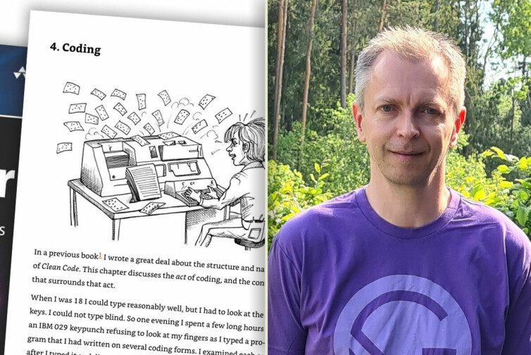 Jeg liker å kode, men ville jeg brukt 60 timer ekstra i uken på koding hvis jeg var utvikler og ikke journalist? spør Kurt Lekanger. 📸: Clean Coder-boken / Privat