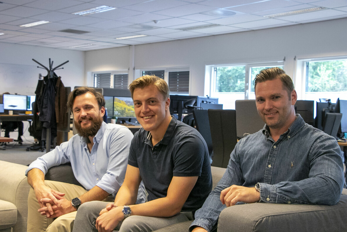Tomasz Synak (Senior Developer), Jonas Rønning (Developer) og Thomas Kjær Johannessen (Head of Web Development). 📸: Kurt Lekanger