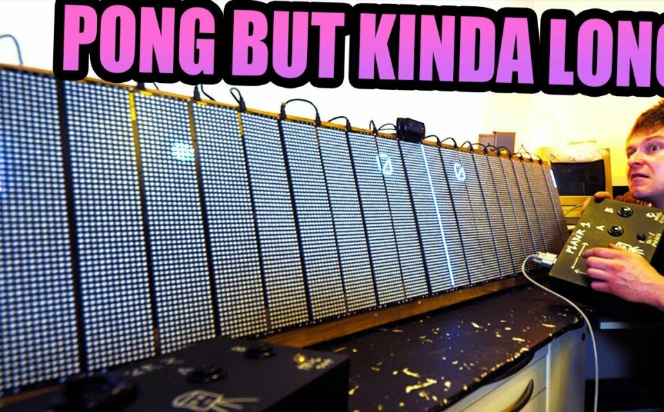 LONG PONG - Making A Machine That Plays PONG But Its Sorta Long.....