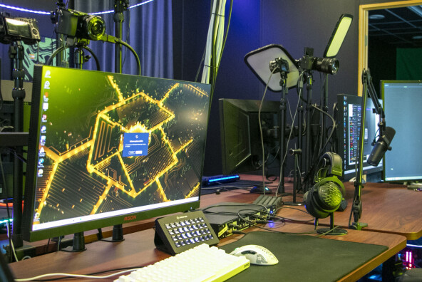 Fra streaming-rommet. 📸: Kurt Lekanger