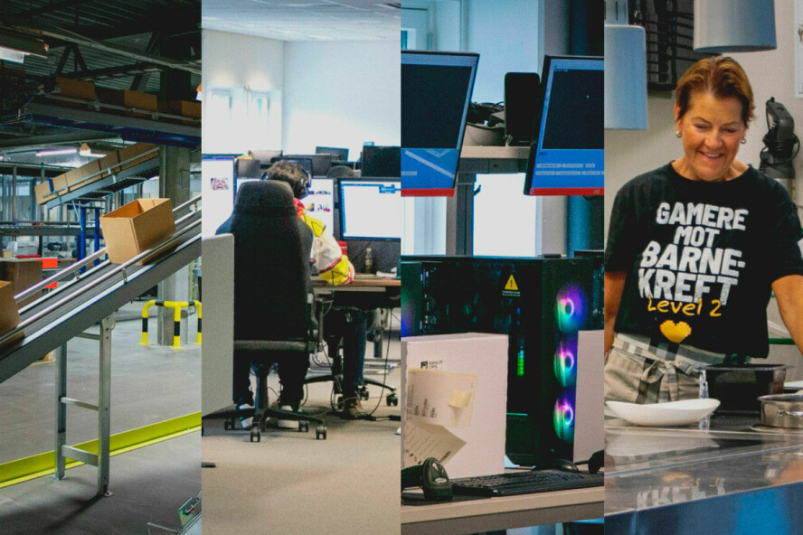 Å drive en av Norges aller største nettbutikker krever mer enn bare åpne kontorlandskaper. Bli med inn og se hvordan Komplett jobber på sitt hovedkvarter i Sandefjord. 📸: Kurt Lekanger