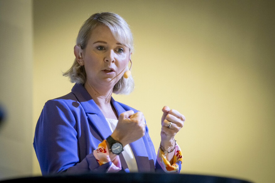 Rundt tjue norske selskaper ble rammet av angrepet som ble kjent i juil, bekrefter direktør Sofie Nystrøm i Nasjonal sikkerhetsmyndighet (NSM). 📸: Heiko Junge / NTB