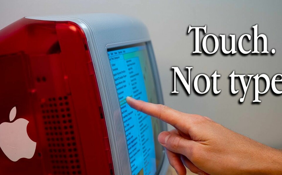 The Prototype TOUCHSCREEN iMac… From 1999