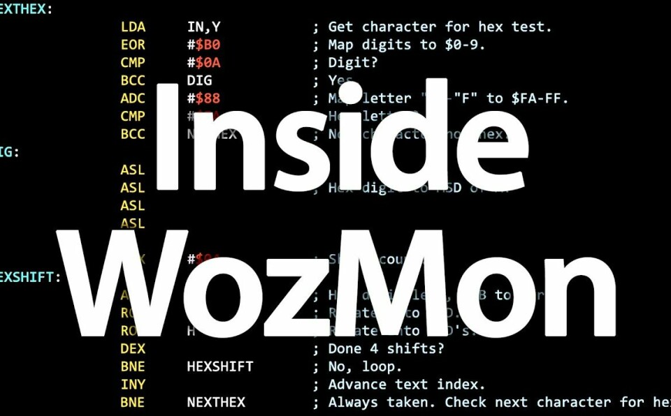 How Wozniak’s code for the Apple 1 works