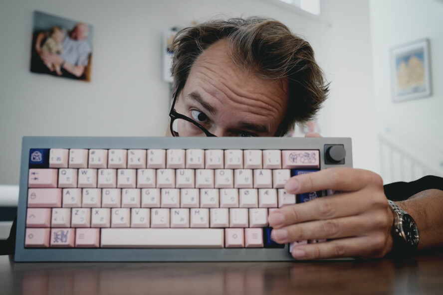 Det nye tastaturet mitt ser og høres ut som en million dollars. Heldigvis koster bare... noen tusen kroner. 📸: Ole Petter Baugerød Stokke