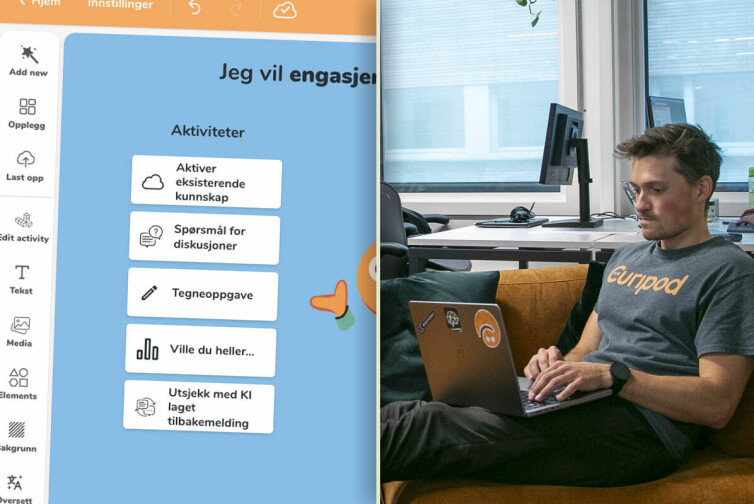 Frikk Fossan er med-gründer og CTO (teknologisjef) i Curipod. 📸: Kurt Lekanger