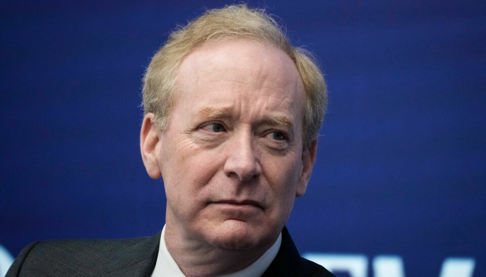 Så lenge du bruker sikkerhetstiltakene og innholdsfilterne, vil Microsoft forsvare deg dersom du blir saksøkt for kommersiell bruk av Copilot, skriver Microsoft-topp Brad Smith i et blogginnlegg. 📸: Drew Angerer/Getty Images/AFP