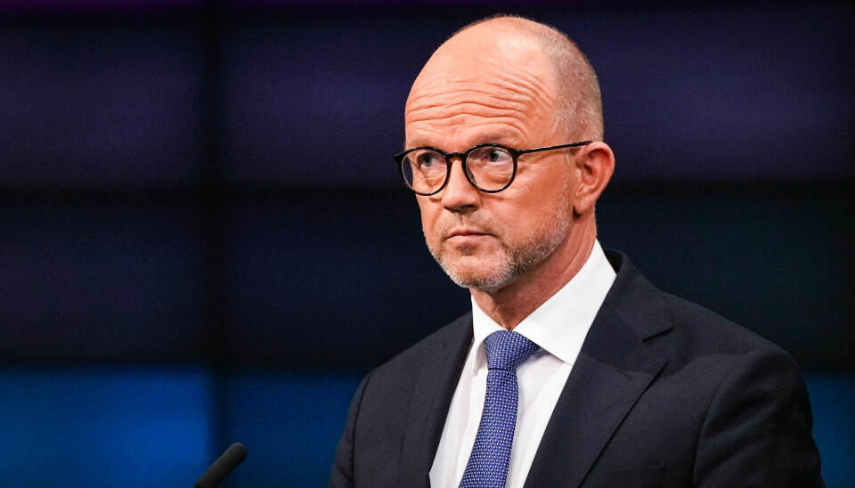 Ole Erik Almlid, administrerende direktør i NHO, forteller at mange bedrifter prøver ut kunstig intelligens. 📸: Beate Oma Dahle / NTB