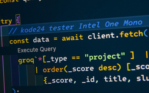 Intel One Mono er laget for å være lettlest og gi færre kodefeil. 📸: Kurt Lekanger