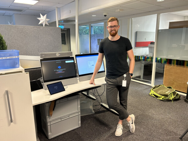 Det mest krevende med å være utvikler? Det er utrolig vanskelig å prioritere hva som er viktigst til enhver tid, mener Bjørn Are Therkelsen. 📸: Privat