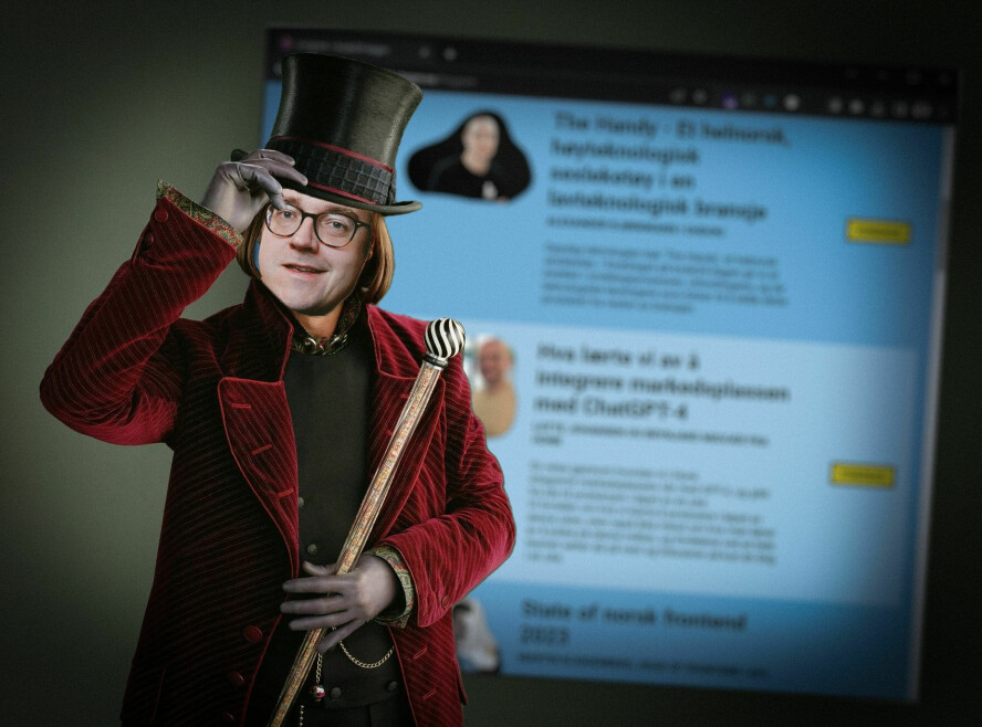 Jeg beklager dette bildet jeg har laga i Photoshop, men vi har bestemt oss for å ikke ha AI-genererte bilder på kode24, så hva skal man gjøre, liksom.