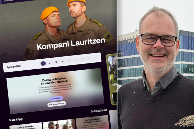Ole Martin Kristiansen er utvikler i TV 2, og ser sammen med kollegaene i TV 2s Team NÅ på muligheten for å lage spoilerfilter på tv2.no. 📸: Einar Aaby Hirsch, TV 2