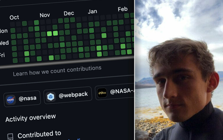 Even Stensberg bidrar mye til open source, og har ansvaret for å vedlikeholde webpack-cli. 📸: Privat