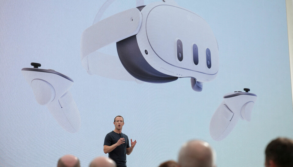 Ifølge Reuters ble ansatte informert om nedbemanningen tirsdag i et innlegg på Metas interne diskusjonsforum Workplace. Her: Meta-sjef Mark Zuckerburg under årets Meta Connect.📸: REUTERS/Carlos Barria/File Photo