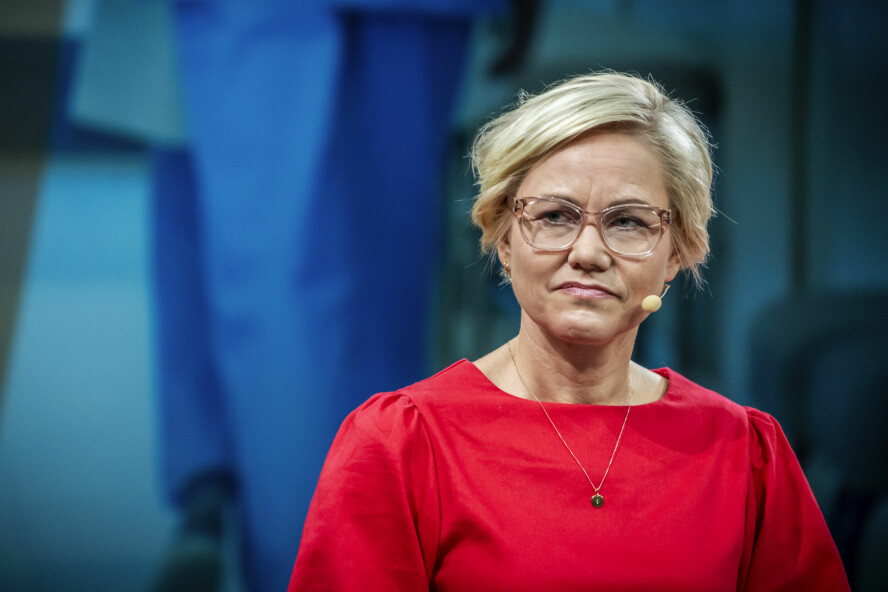 - Vi må ha større ambisjoner for enkle brukervennlige helsetjenester til innbyggerne. Dette bidrar helseteknologiordningen med, sier helse- og omsorgsminister Ingvild Kjerkol (Ap).📸: Ole Berg-Rusten / NTB