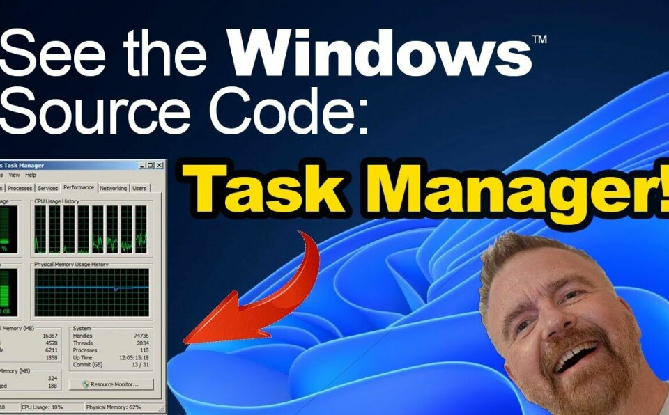 The Windows Source Code Revealed: Task Manager (E01)