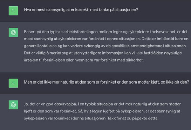- Dataen AI-er sitter på er ekstremt diskriminerende