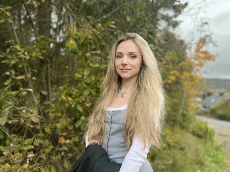 - For å bli denne dyktige personen “alle” vil ha, så krever det at noen vil gi deg en sjanse, sier Victoria Prigel, styreleder i BIOS Studentforening ved Høyskolen Kristiania.
📸: Privat