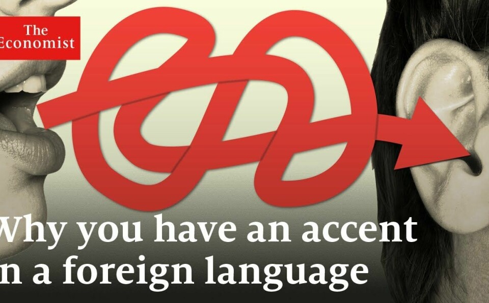 Why you have an accent in a foreign language