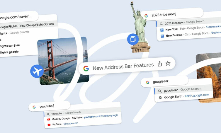 Google har annonsert flere forbedringer i hvordan det adresse- og søkefeltet i Chrome fungerer. 📸: Google