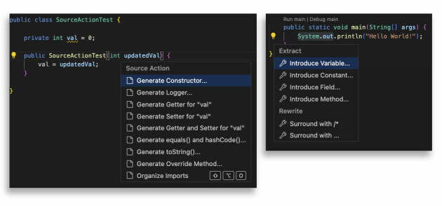 VS Code-tillegget kan hjelpe deg med å refaktorere koden. 📸: Oracle