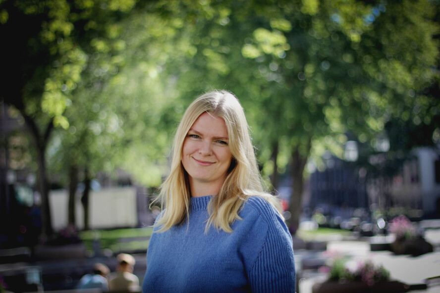 Hanne Sofie Lindahl forteller om hvordan Kina regulerer kunstig intelligens - blant annet ved å forby ChatGPT. 📸: Teknologirådet