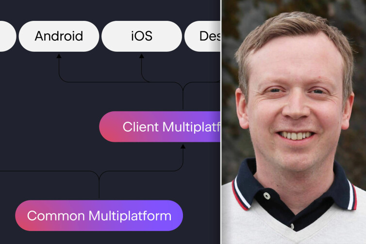 Jarle Hansen er utvikler i Systek og synes det er bra at Kotlin kan brukes på enda flere områder. 📸: Jetbrains / Systek