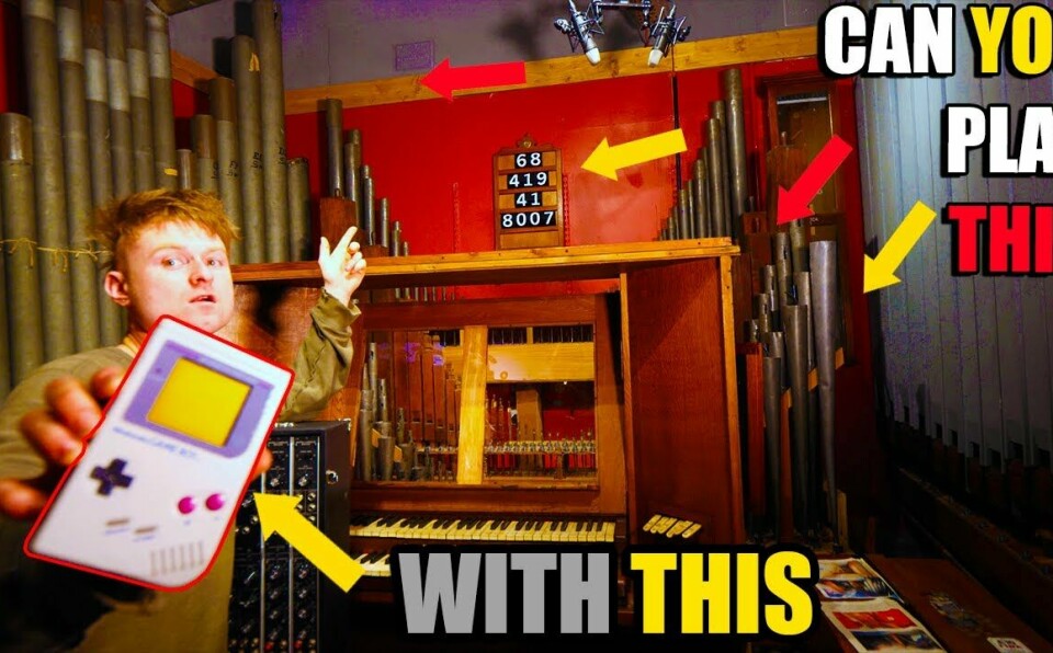 Can You Play A Church Organ With A GAMEBOY? (It works surprisingly well)