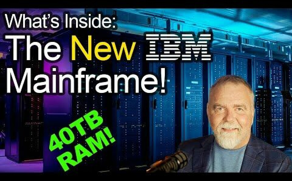 Why Do Mainframes Still Exist? What's Inside One? 40TB, 200+ Cores, AI, and more!