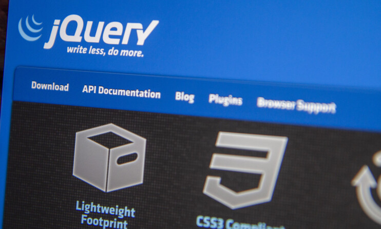 Mange nettsider bruker fortsatt JQuery, men har ikke oppdatert. 📸: Kurt Lekanger