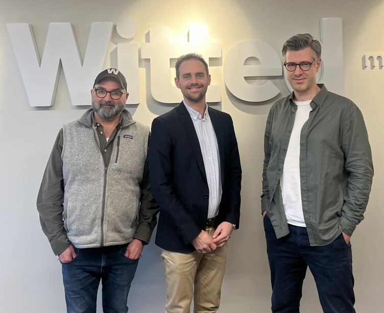 Svein Sørensen, André Melbye-Nørbech, Isaac Gray. Alle jobber i Witted. 📸: Witted