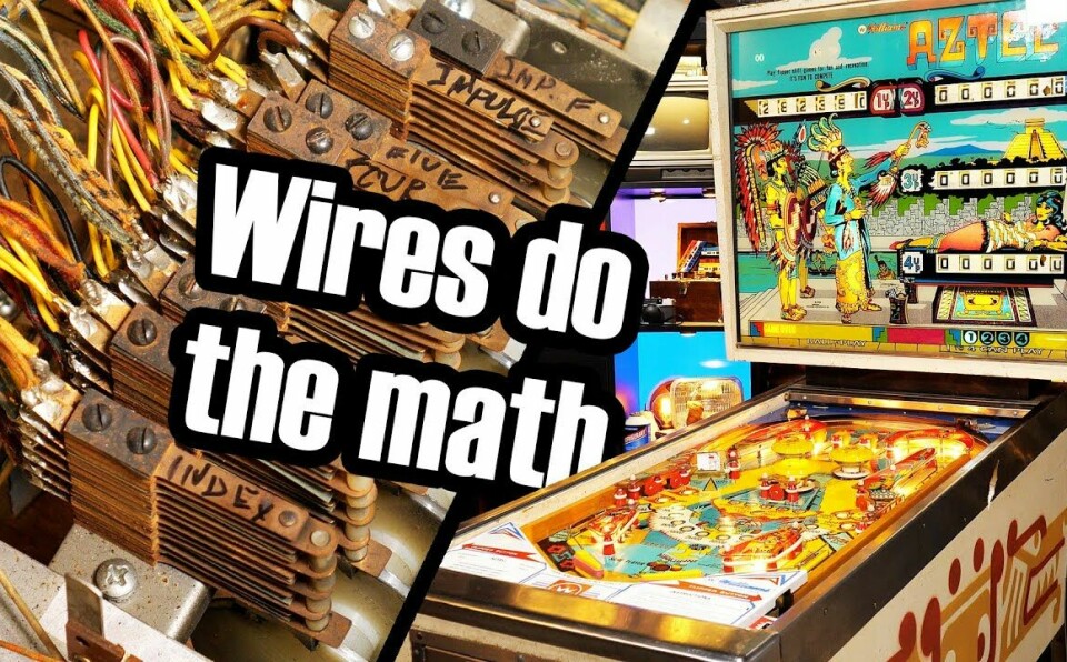 Old pinball machines are amazingly complex