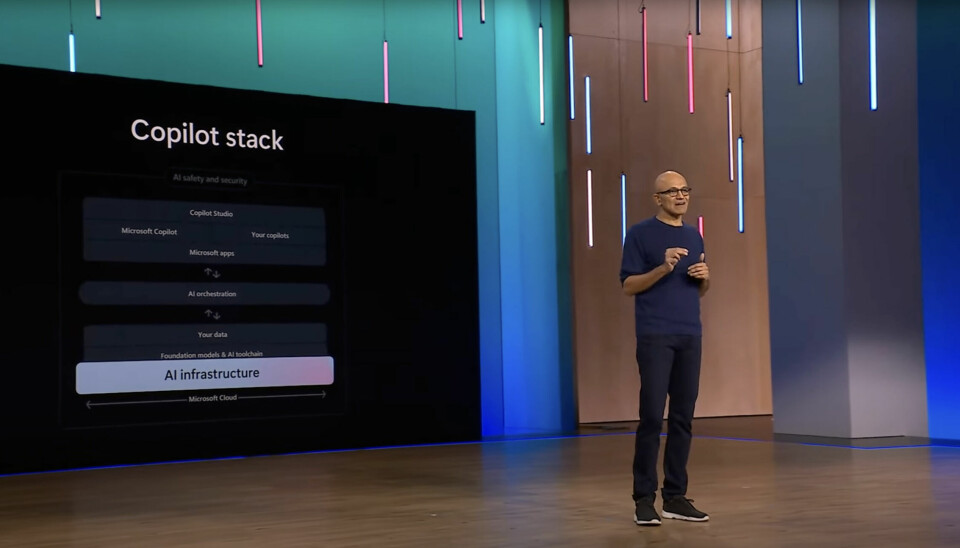Microsoft-sjef Satya Nadella introduserte en rekke Copilot-nyheter på Ignite 2023. 📸: Microsoft / YouTube