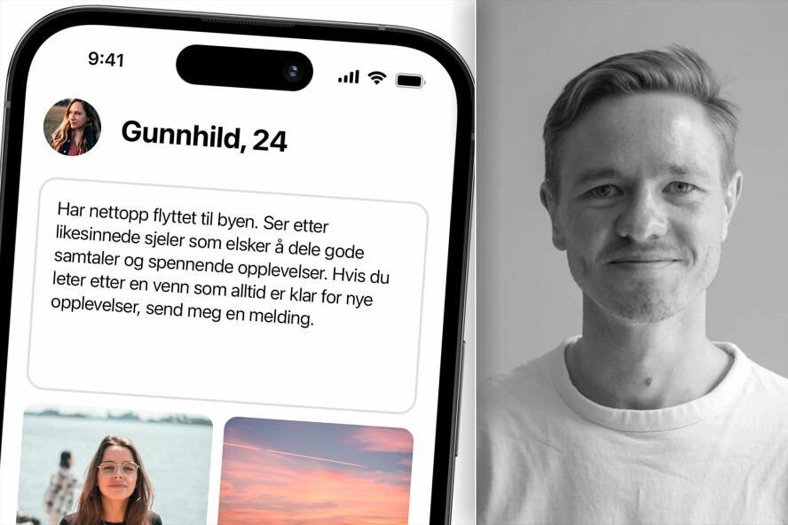 Venn er utviklet for at brukerne skal bli kjent med nye venner, enten èn-til-èn, eller gjennom grupper og fellesaktiviteter, i sitt nærområde. Brukerne definerer hvilke aktiviteter de ønsker, interesser og verdigrunnlag og Venn-motoren kobler dem, forklarer Theodor Tomander Skippervold. 📸: Venn
