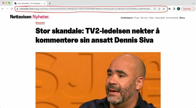 Hvis man ser på linken ser man ganske tydelig at dette ikke er en sak fra Nettavisen.no.